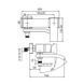 Змішувач для ванни з коротким зливом Koer KB-41007-01 (Колір хром) (KR3454) KR3454 фото 2