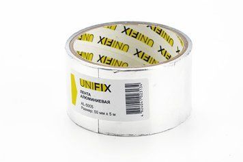 Лента клейкая алюминиевая 50мм*5м UNIFIX AL-5005 фото