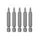 Комплект&nbsp;насадок викруткових PZ1 1/4" * 50 мм, ACR, S2, уп. 5 од., STORM INTERTOOL VT-0203 VT-0203 фото 3