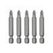 Комплект викруткових насадок, PZ2, 1/4"&times;50 мм, ACR, S2, 5 од., STORM VT-0204 фото 3