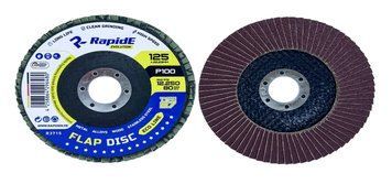 Коло пелюстково-торцеве RapidE R3712 125mm P40 T27(прямий) 72 пелюстка, оксід алюмінію НФ-00004248 фото