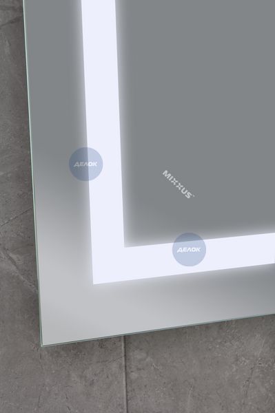 Дзеркало Mixxus TALL MR08-80x60-Reverse з Led Touch, Anti-fog, димером, регулятором яскравості (MI6659) MI6659 фото